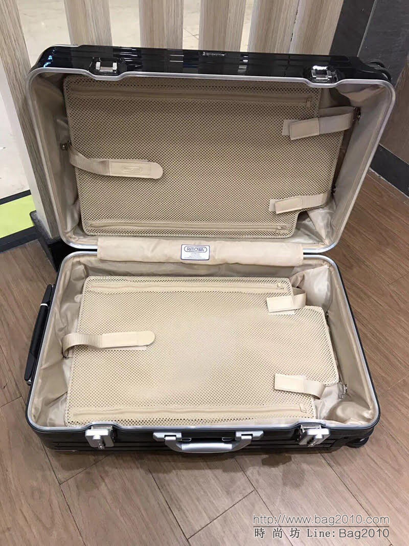 RIMOWA日默瓦 Limbo Crème 限量旅行箱系列 堅固鋁合金框架 品牌專利四輪運轉系統 高端拉杆箱  xbt1089